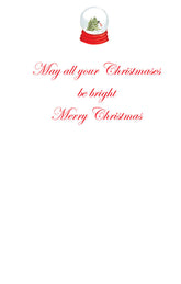 Snow Globe Holiday Cards (Set of 60)